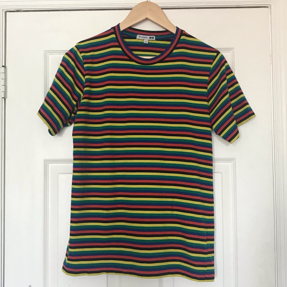 JW Anderson + Uniqlo Multicolor Striped Tee